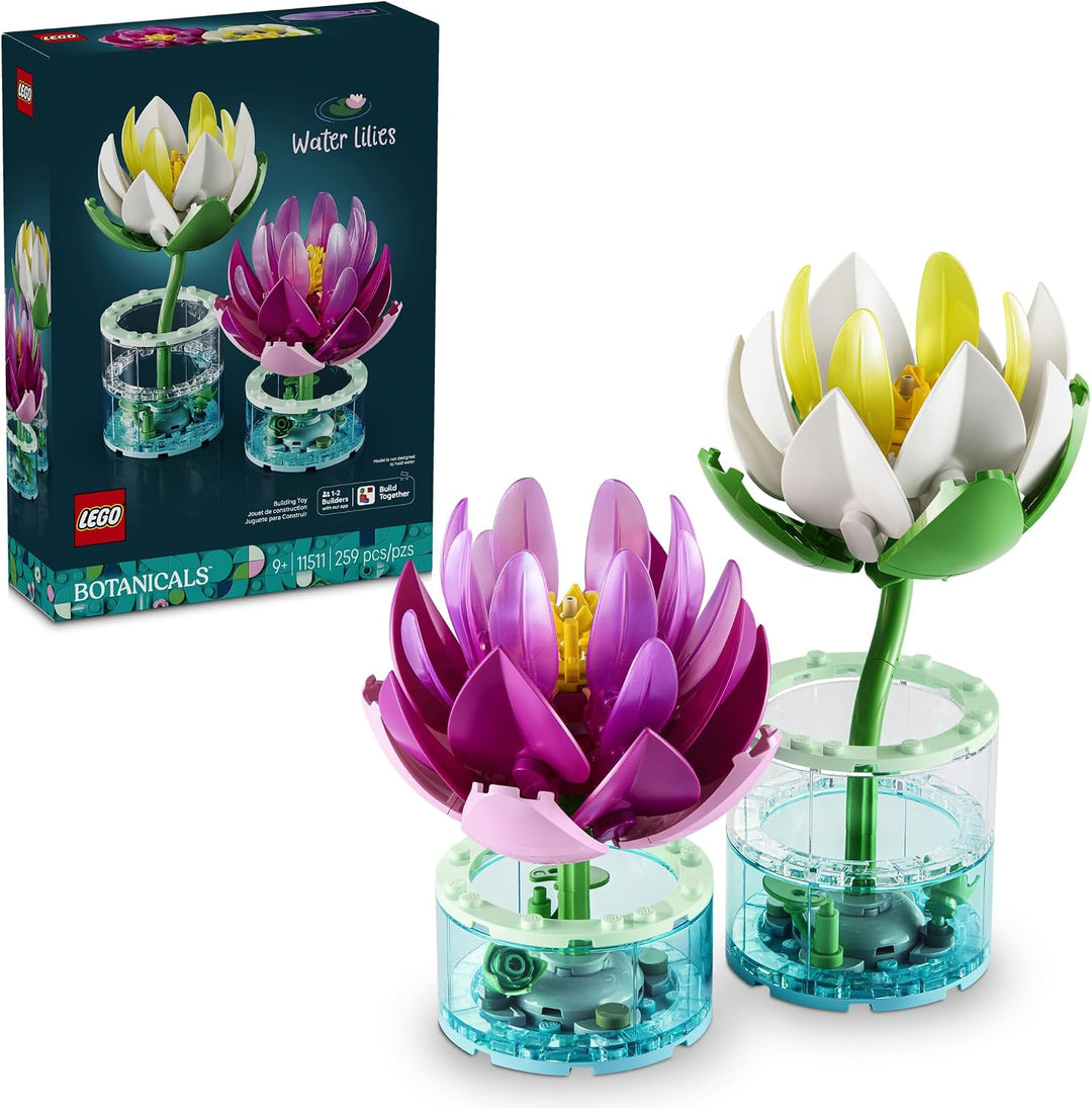 LEGO Botanicals Nenúfares 11511 | Juguetes de construcción para niñ...