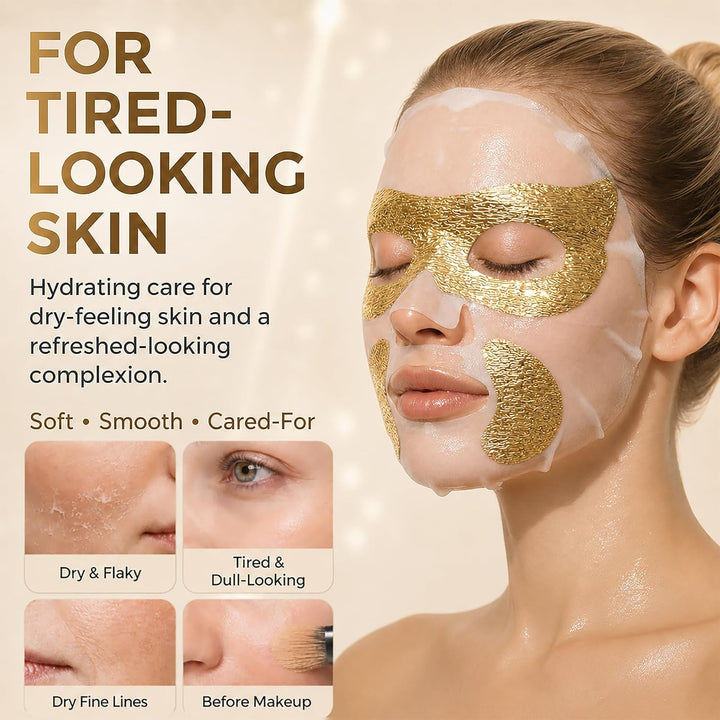 GONIM Mascarilla coreana con parches integrados para los ojos con P...