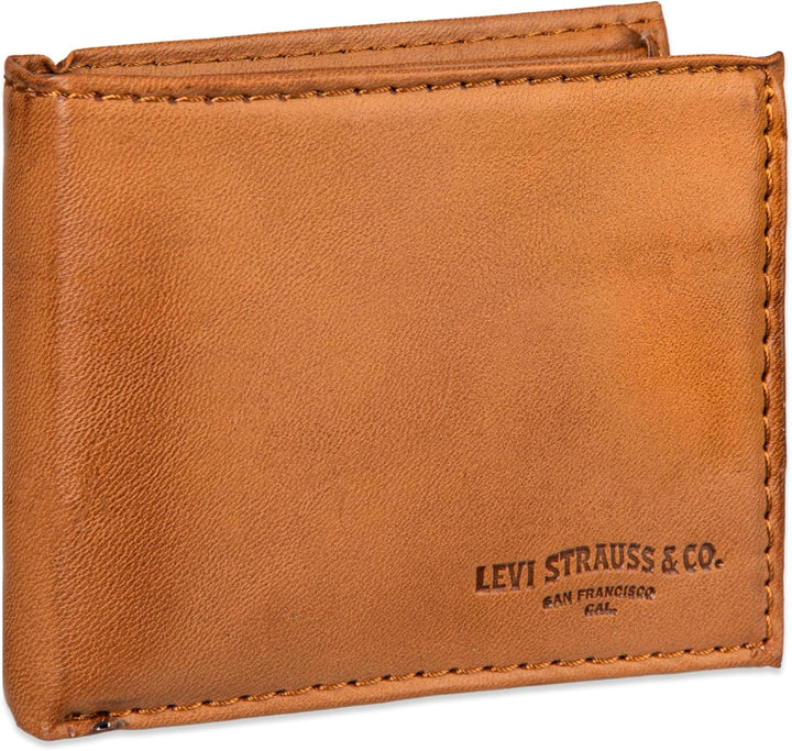 Levi's Cartera delgada para hombre con capacidad extra y bloque...