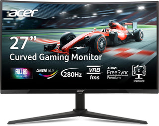 acer Nitro Monitor de juegos curvo de 27 pulgadas 1500R sin marco F...