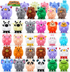 24 piezas de favores de fiesta para niños, juguetes pop de animales en 3D, rellenos para bolsas de dulces para niños, rellenos de piñata, premios de carnaval, juguetes fidget a granel, premio