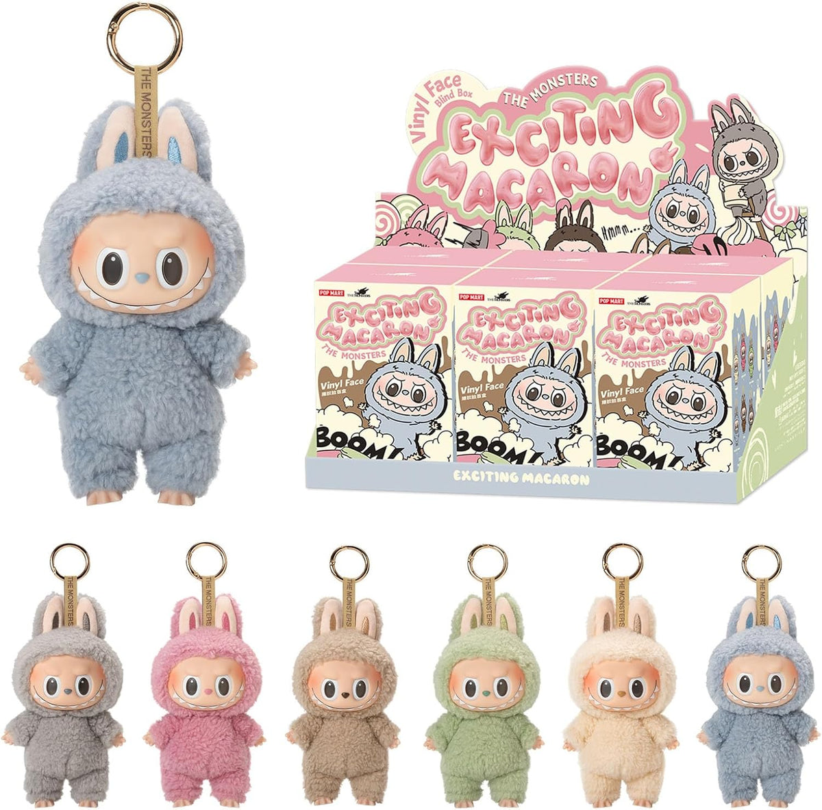 POP MART Los Monstruos - Cajas Ciegas de Macarons Sabrosos