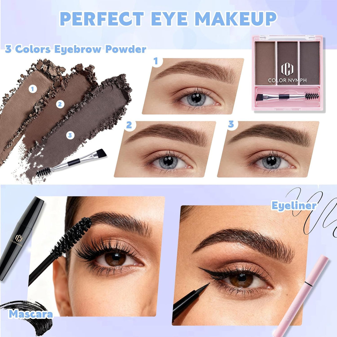 Color Nymph Kit de maquillaje para niñas adolescentes con bolsa de...