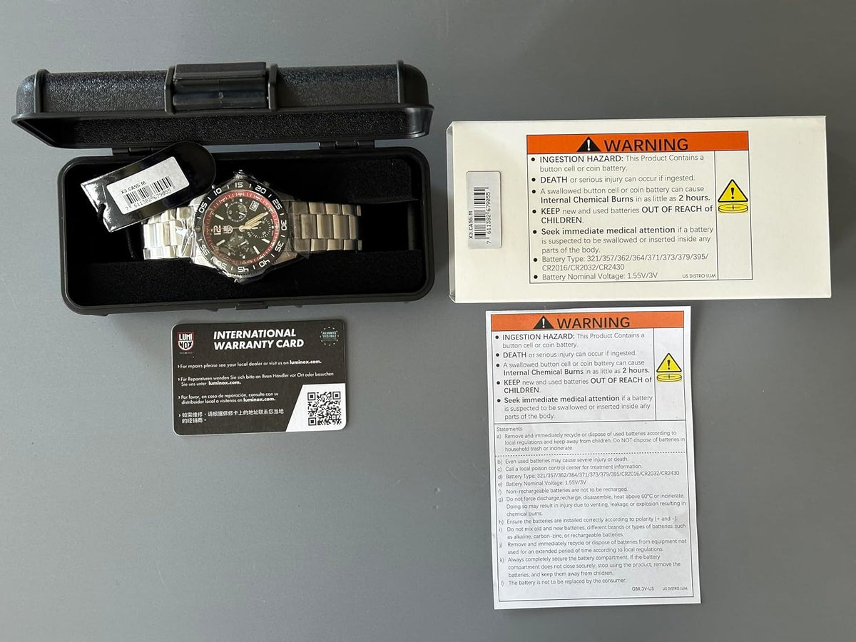 Luminox - Pacific Diver Chronograph - Reloj para Hombre - Reloj de buceo - Cuarzo Suizo - Resistente al agua 200 M - Cristal de zafiro - Acero inoxidable - Relojes para hombres - Hecho en Suiza