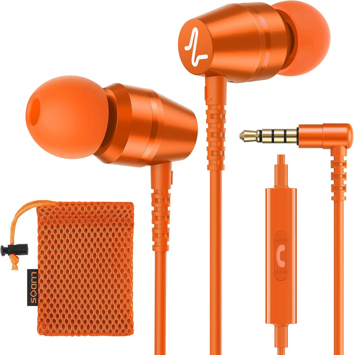 LUDOS OMNITONE Auriculares con cable in-ear, 5 años de garantía, au...