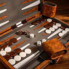 Juego de backgammon de viaje para adultos, juego de mesa clásico con