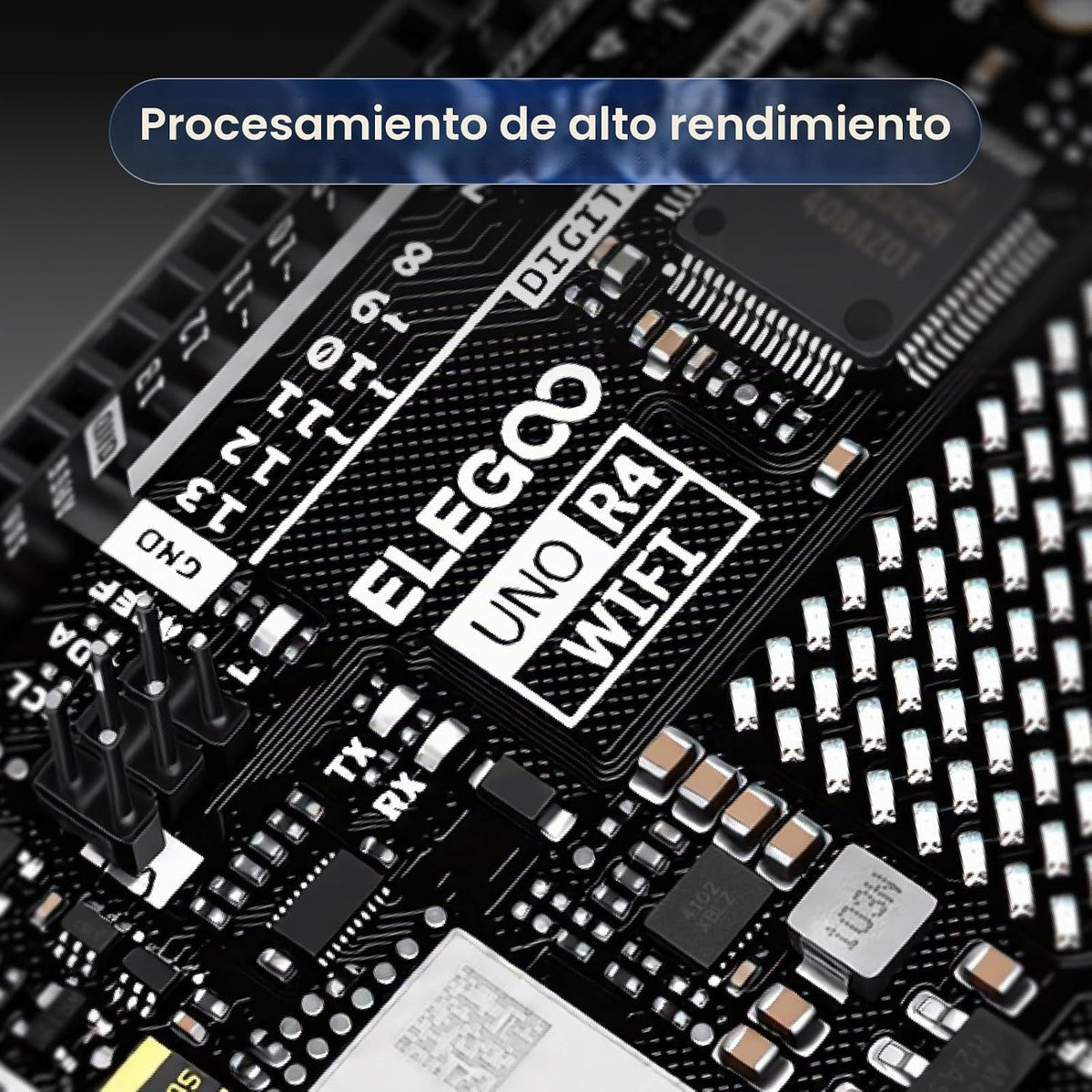 ELEGOO UNO R4 WiFi Super Starter Kit Compatible con Arduino para Pr...