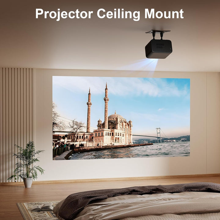 [Aplicación oficial y enfoque automático] Mini proyector inteligent...