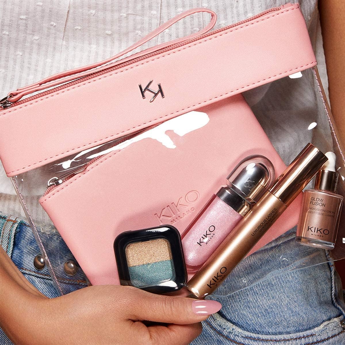 KIKO MILANO - Estuche de belleza transparente Estuche de belleza tr...