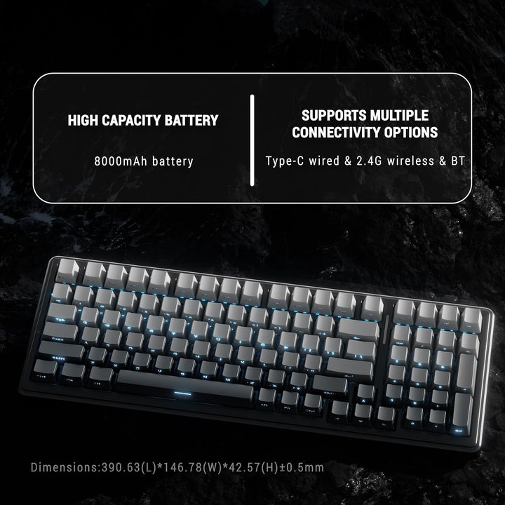 OIXOC x Aula F99 99% Teclado mecánico para juegos \u2013 Bluetooth...