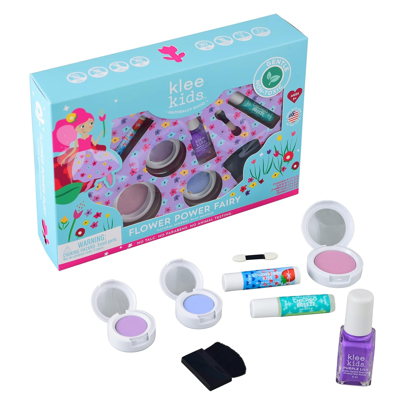 Luna Star Naturals Klee Kids Deluxe Play - Kit de maquillaje suave...