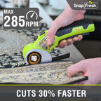 SnapFresh Tijeras eléctricas inalámbricas de 4V con batería de 2.0Ah y