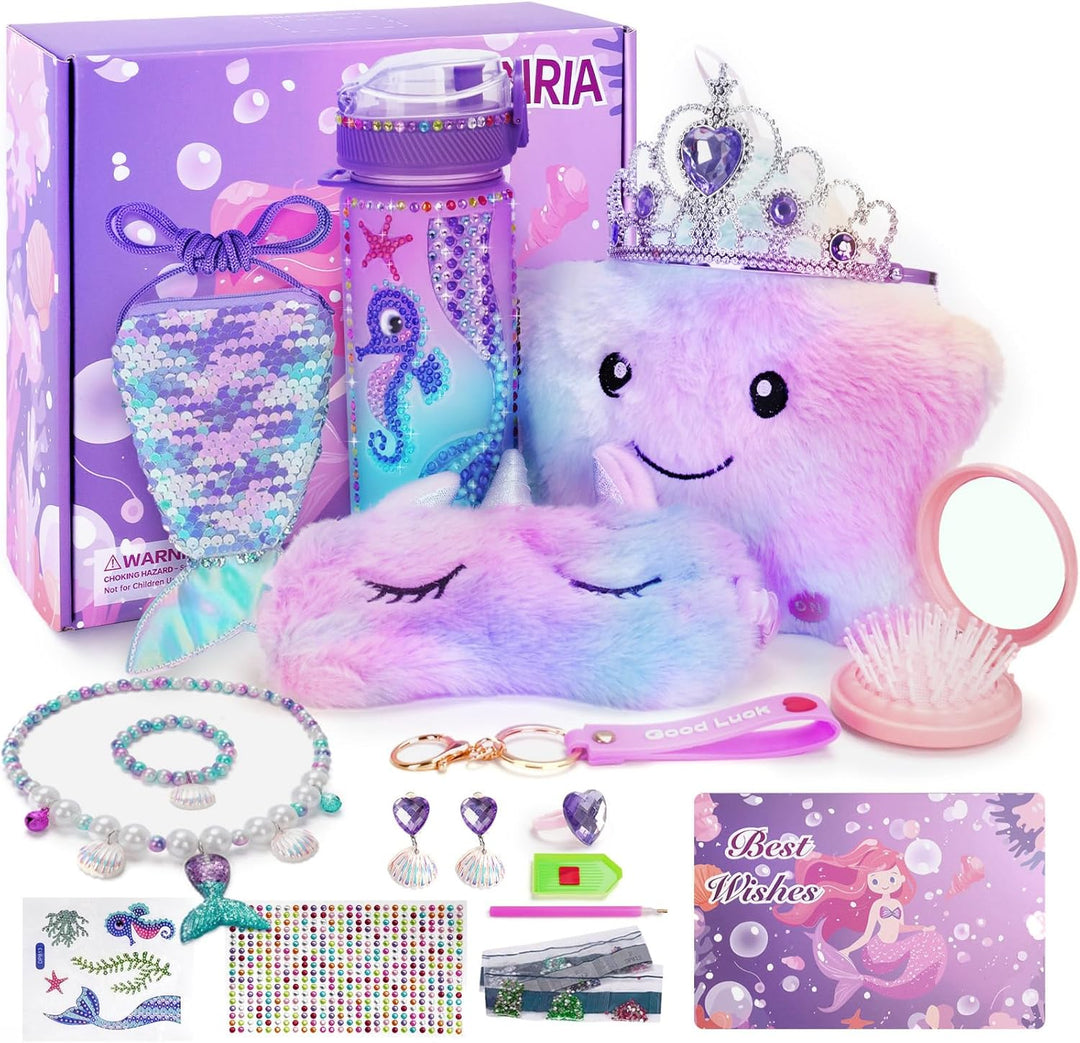 Jenria Regalo de sirena para niñas de 6 a 8 años, regalos de gradua...