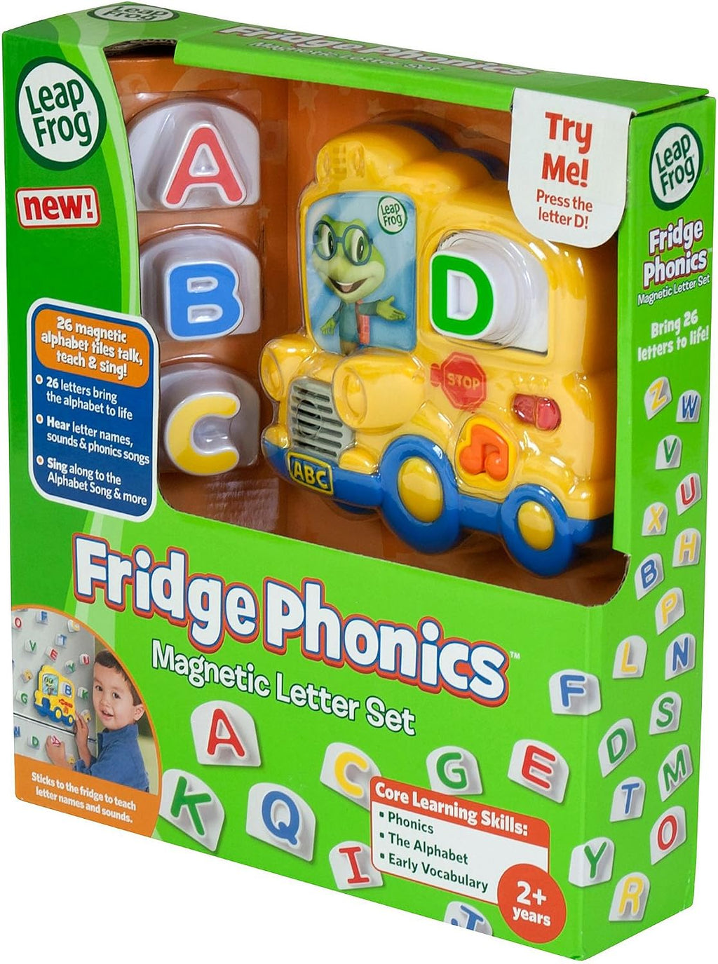 LeapFrog Fridge Phonics - Juego de letras magnéticas, color amarillo