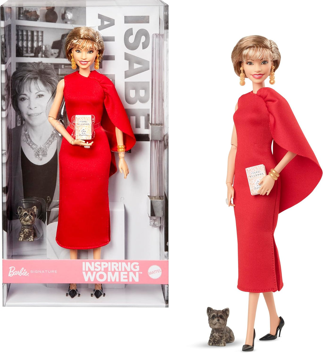 Barbie Muñeca inspiradora para mujer, Isabel Allende coleccionable...