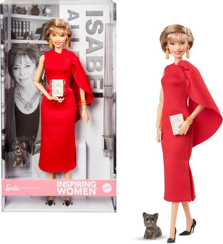 Barbie Muñeca inspiradora para mujer, Isabel Allende coleccionable...