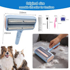 Rodillos para eliminar pelusas de mascotas extra pegajosos con spray de agua, herramienta de eliminación de pelo reutilizable 2 en 1 para muebles, sofá, alfombra, ropa de cama y ropa, incluye