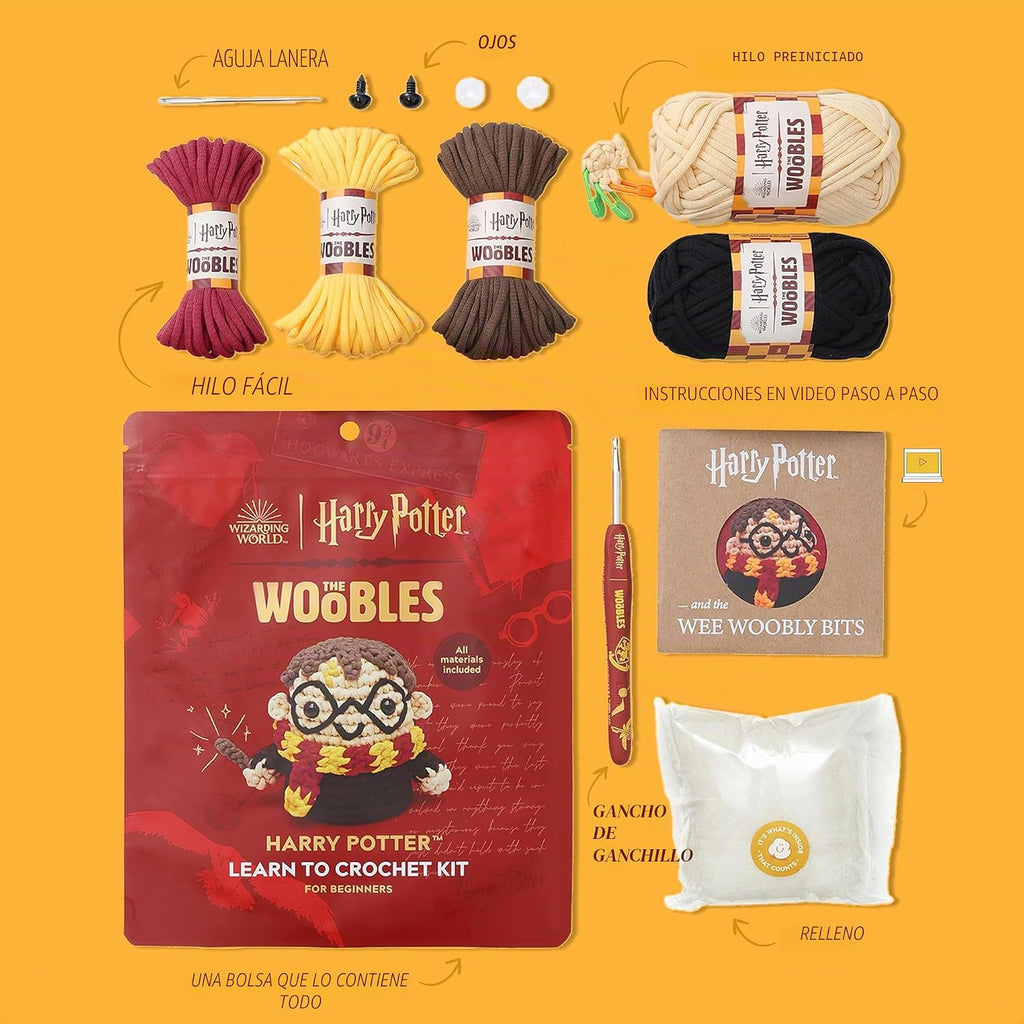 Kit de crochet The Woobles Harry Potter para principiantes