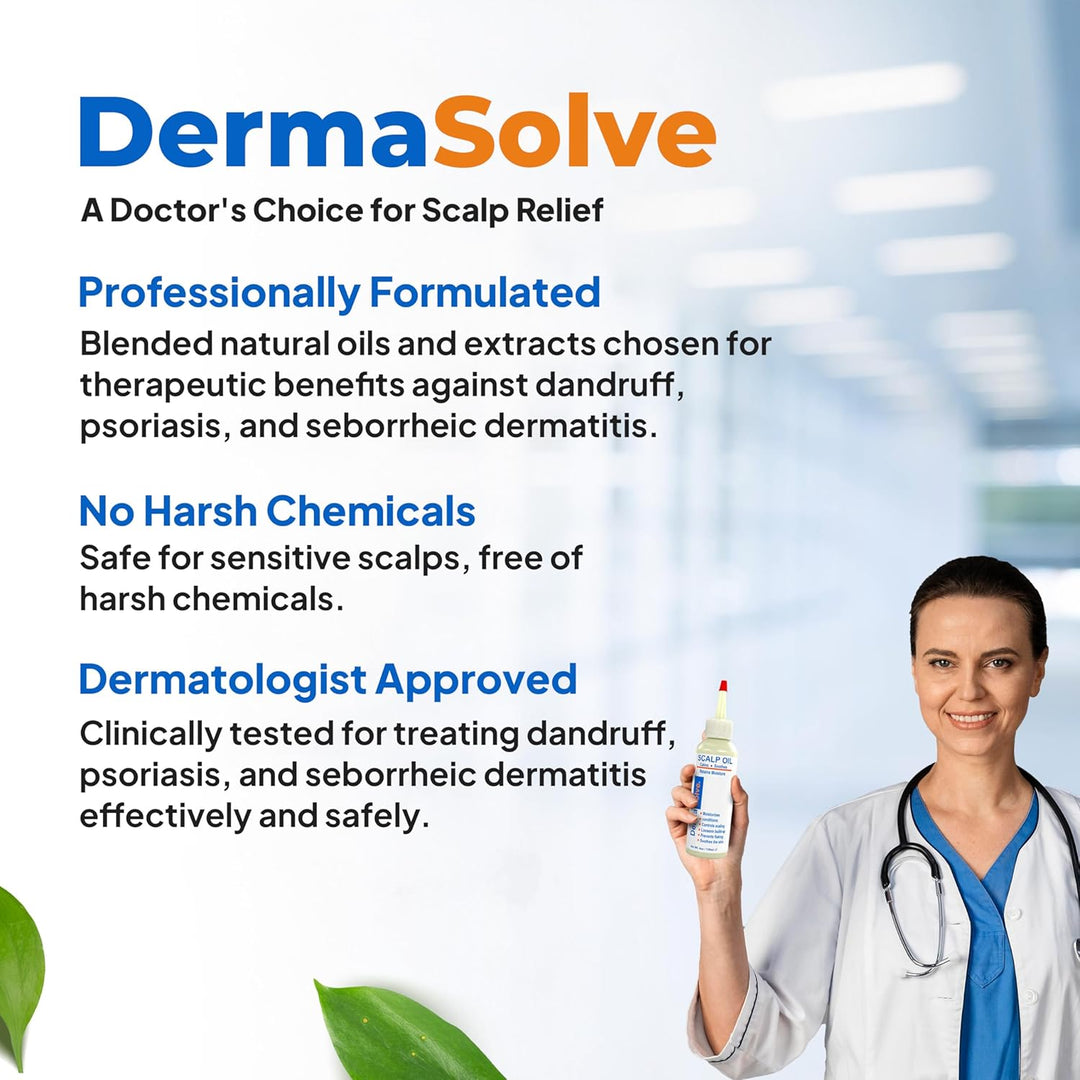 Dermasolve 4 oz Aceite para el Cuero Cabelludo con Psoriasis, Derma...