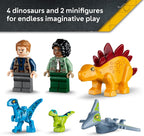 LEGO Jurassic World Rescate de Velociraptor, Stegosaurus y Pteranodon 77981