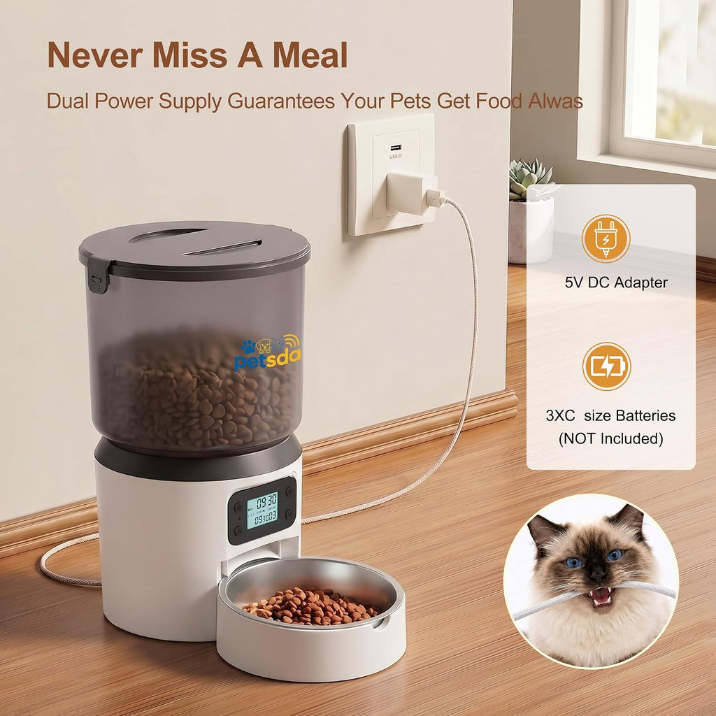 Alimentadores automáticos para gatos, alimentador automático del animal