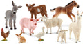 Schleich Farm World - Paquete de 10 Figuras de Animales de Granja - Niños 3+ | 77585