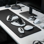 DELTAHUB Protector de escritorio para videojuegos, alfombrilla de mouse, alfombrilla de escritorio de oficina, parte superior de neopreno antideslizante, tapete de escritorio, almohadilla de escritorio para laptop, almohadilla de escritorio impermeable