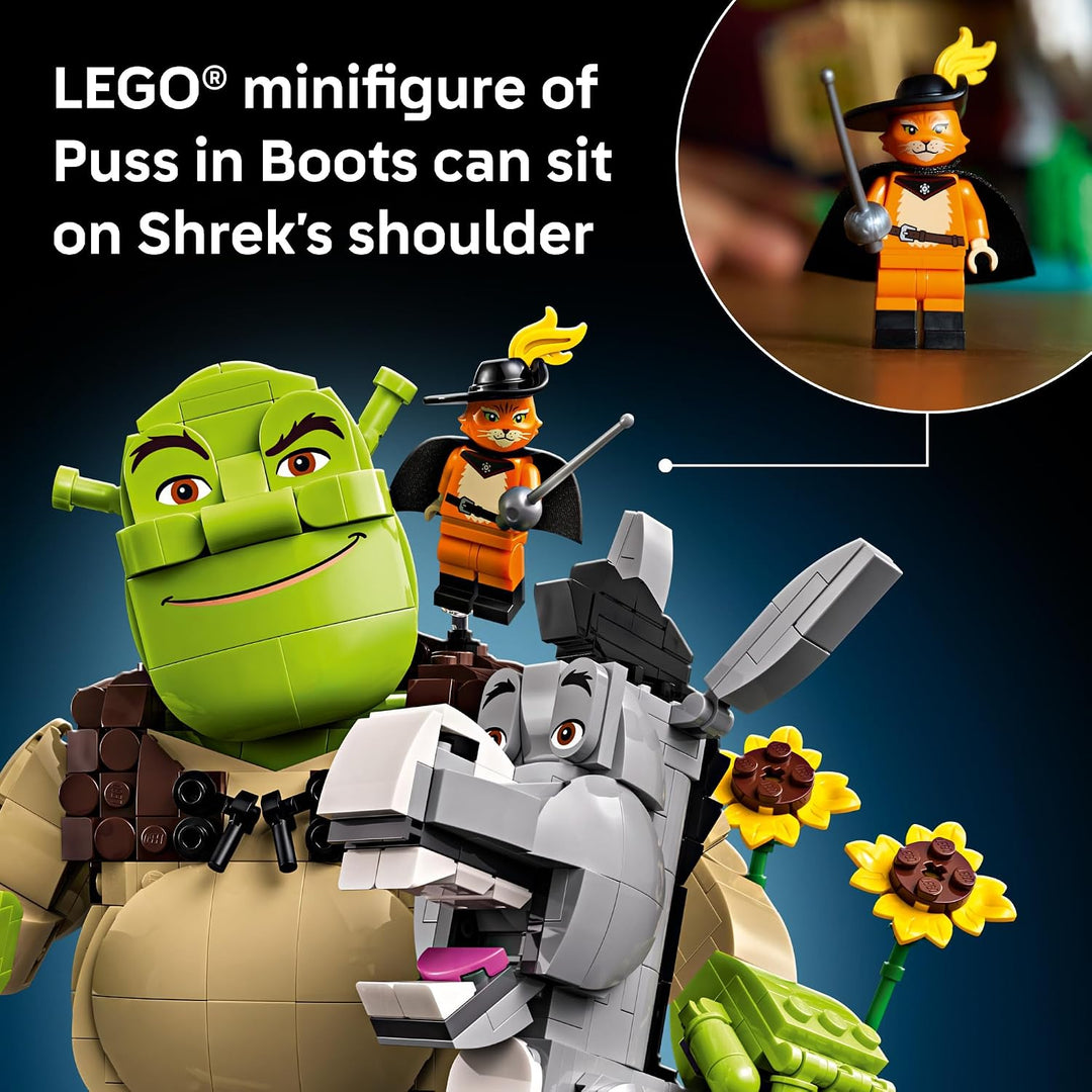 LEGO Shrek: Shrek, el burro y el gato con botas 72423 | Juego de co...
