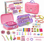 Kit de Pulseras de Amistad Multifuncional para Hacer con Telar de Tejeduría para Niñas de 6–12