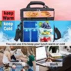Lonchera táctica para hombres y mujeres, bolsa de almuerzo aislada