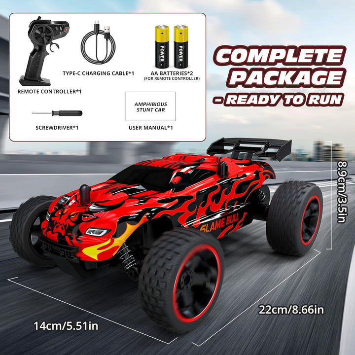 Tecnock Coches RC para Niños, Coche RC a Escala 1:18 2WD con Carga...