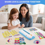 DDAI Kits de fabricación de pulseras de la amistad, manualidades – Artes y manualidades para niños de 8 a 12 años – Regalos de cumpleaños para niñas de 7, 9, 10, 11, 12 años, juguetes para niñas de 7, 9, 10, 11 y 12 años, caja de telar para hacer pulseras