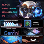 QDDQ Tableta de 13 pulgadas, tableta Android 16 con teclado, 32GB+256GB+2TB