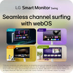 LG Smart Monitor Swing 32U889SA-W 32 pulgadas 4K UHD (3840x2160) IP...