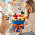 Juguetes para cachorros, juguete de cumpleaños para perros arrugados, para