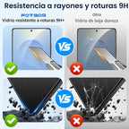 Ultra-Shield - Protector de pantalla de privacidad de 26° para Samsung Galaxy S25 Ultra (paquete de 2), compatible con huellas dactilares ultrasónicas, vidrio grabado 9H+ Elite Matte AG, [Kit]