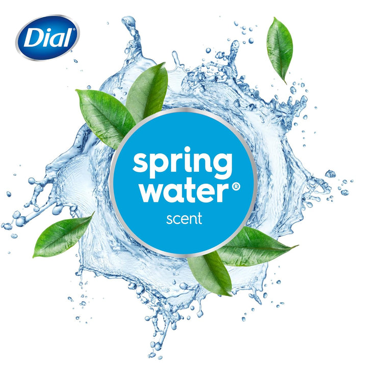Dial Jabón de barra antibacteriana, agua de resorte, 32 bares.