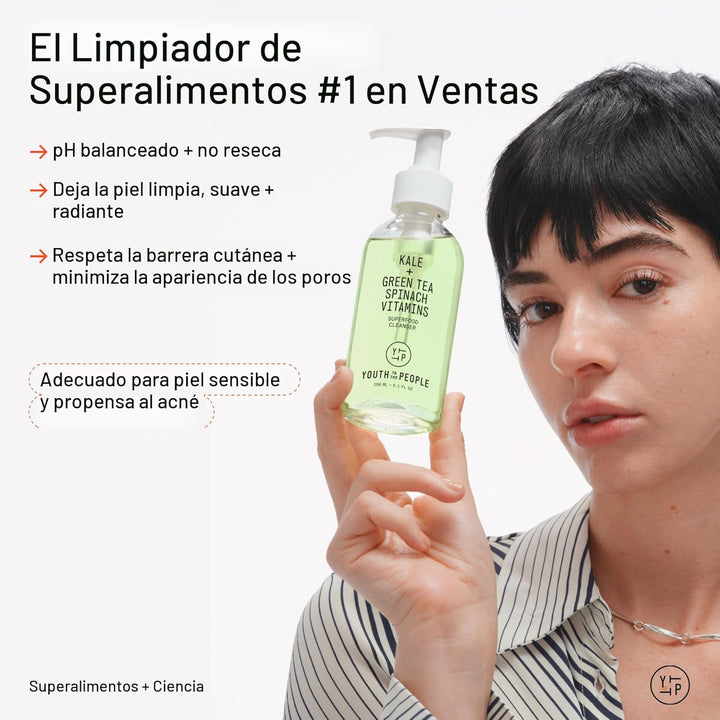 Youth To The People Limpiador facial Superfood - Lavado facial diar...