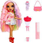 Rainbow High Pretty in Paris Fashion - Kia Hart (rosa suave), muñeca de moda arcoíris de 11 pulgadas con atuendo, bolso elegante, regalo de juguete para niñas de 4 a 12 años