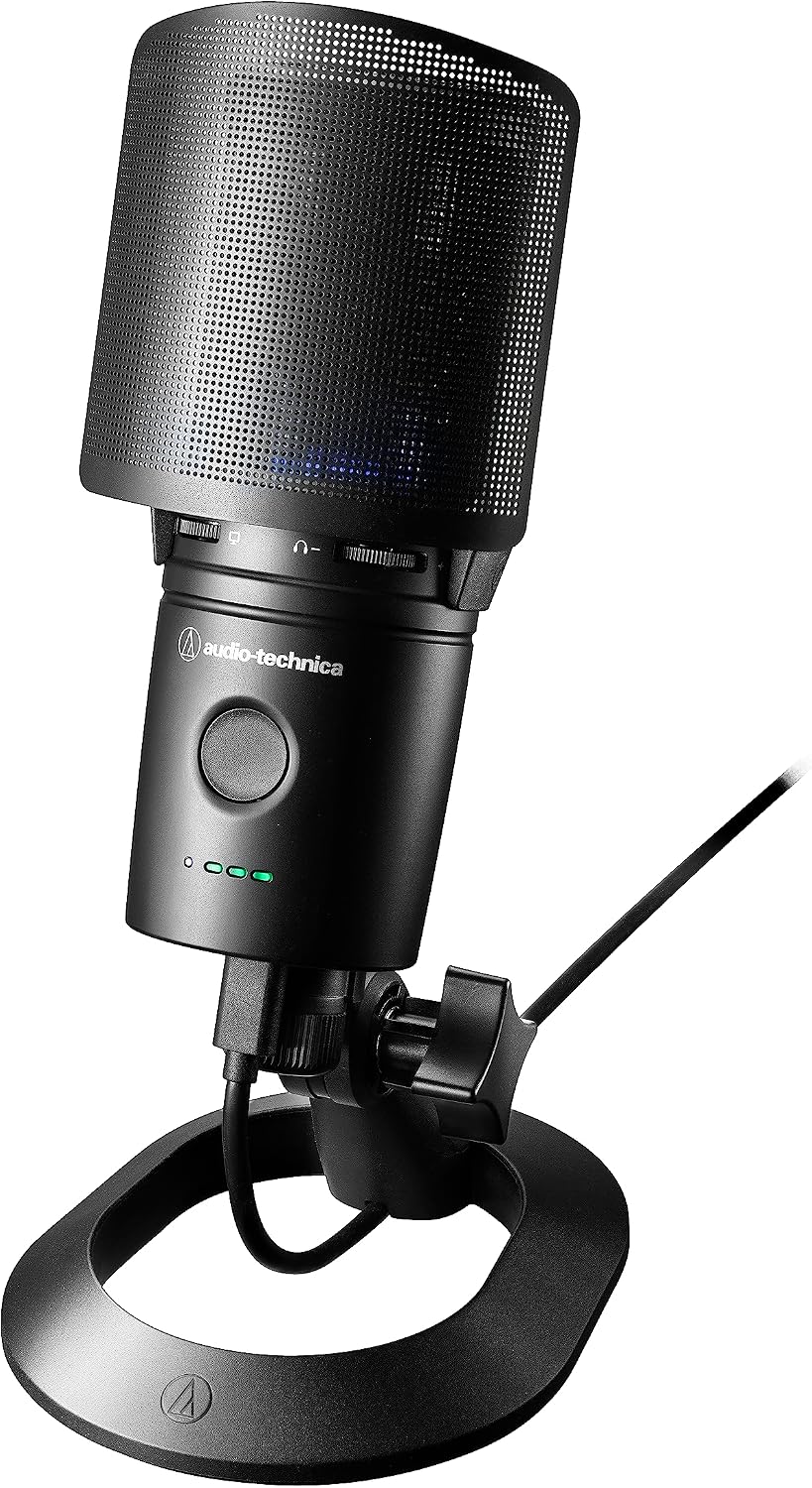Audio-Technica Micrófono de condensador USB AT2020USBXP, con DSP