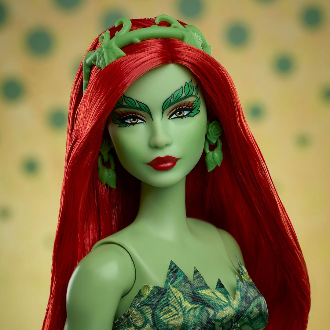 Barbie Muñeca coleccionista de hiedra venenosa con cuerpo posable,...