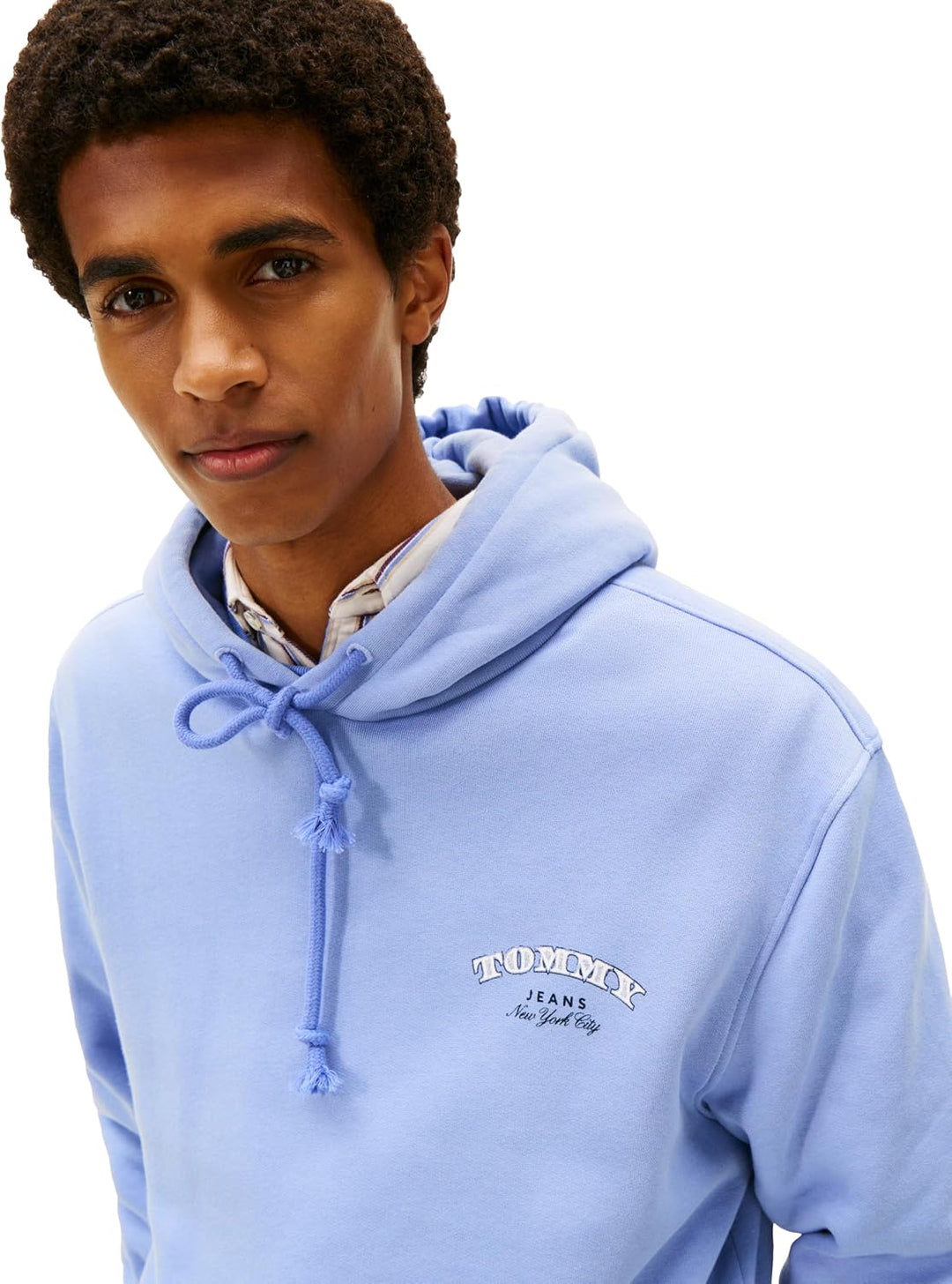 Tommy Jeans Sudadera con capucha de peso medio para hombre con gráf...