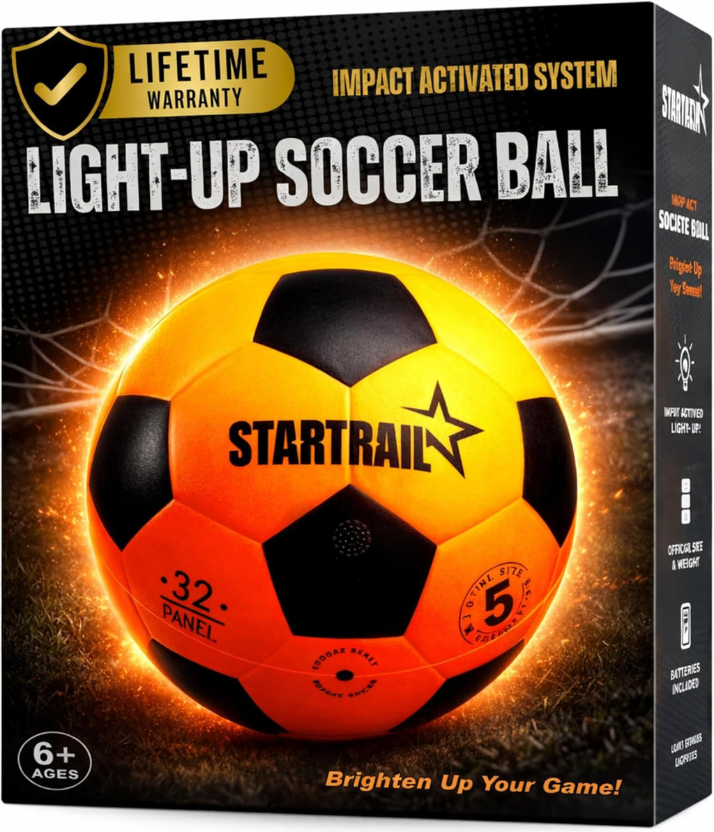 Balón de fútbol iluminado, bola que brilla en la oscuridad NO 5, regalos de fútbol para niños de 8 a 12, 12 a 14 años, ideas de regalo para niños y adolescentes, juguetes deportivos para niños y niñas de 8, 9, 10, 11, 12, 13, 14, 15, actividades al aire