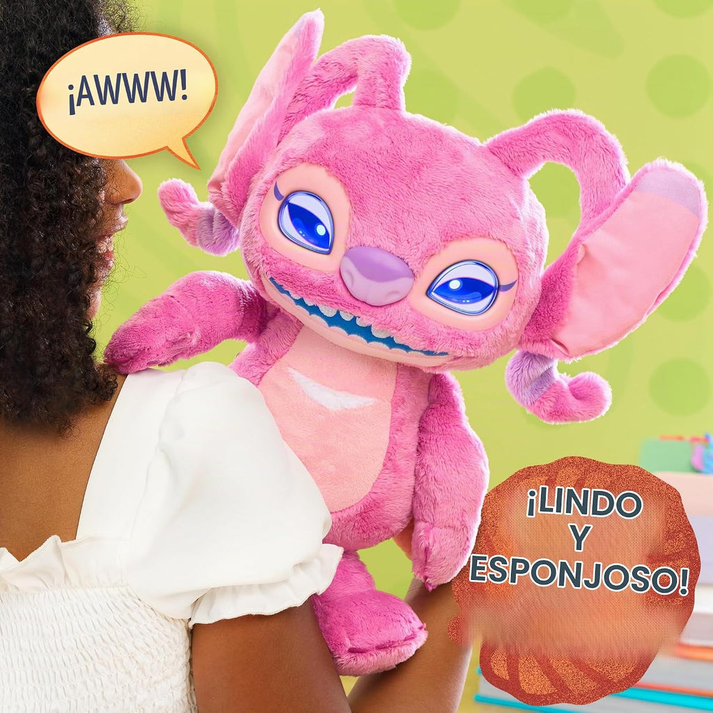 Disney Stitch Angel Many Moods Interactive Plush, 50+ Sounds & Effects