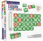 MAGNA-TILES MicroMAGS Learn Letters - Juego de construcción magnética de 56 piezas, la marca original de construcción magnética