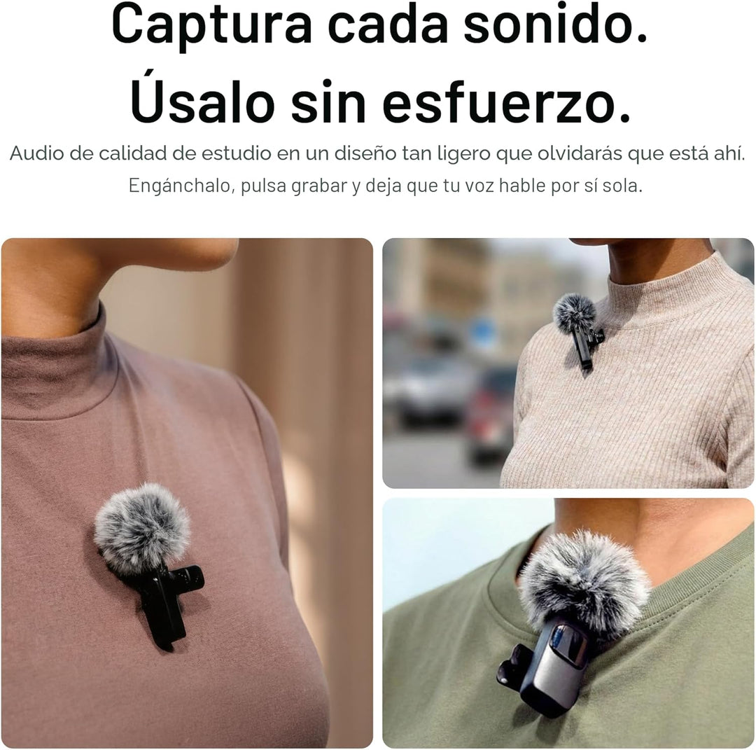 Mini Mic Pro (Último Modelo - Micrófono Inalámbrico Profesional par...