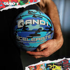 AND1 Xcelerate - Balón de baloncesto de goma, tamaño reglamentario oficial