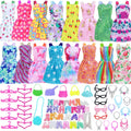 BJDBUS 42 piezas de ropa y accesorios para muñecas