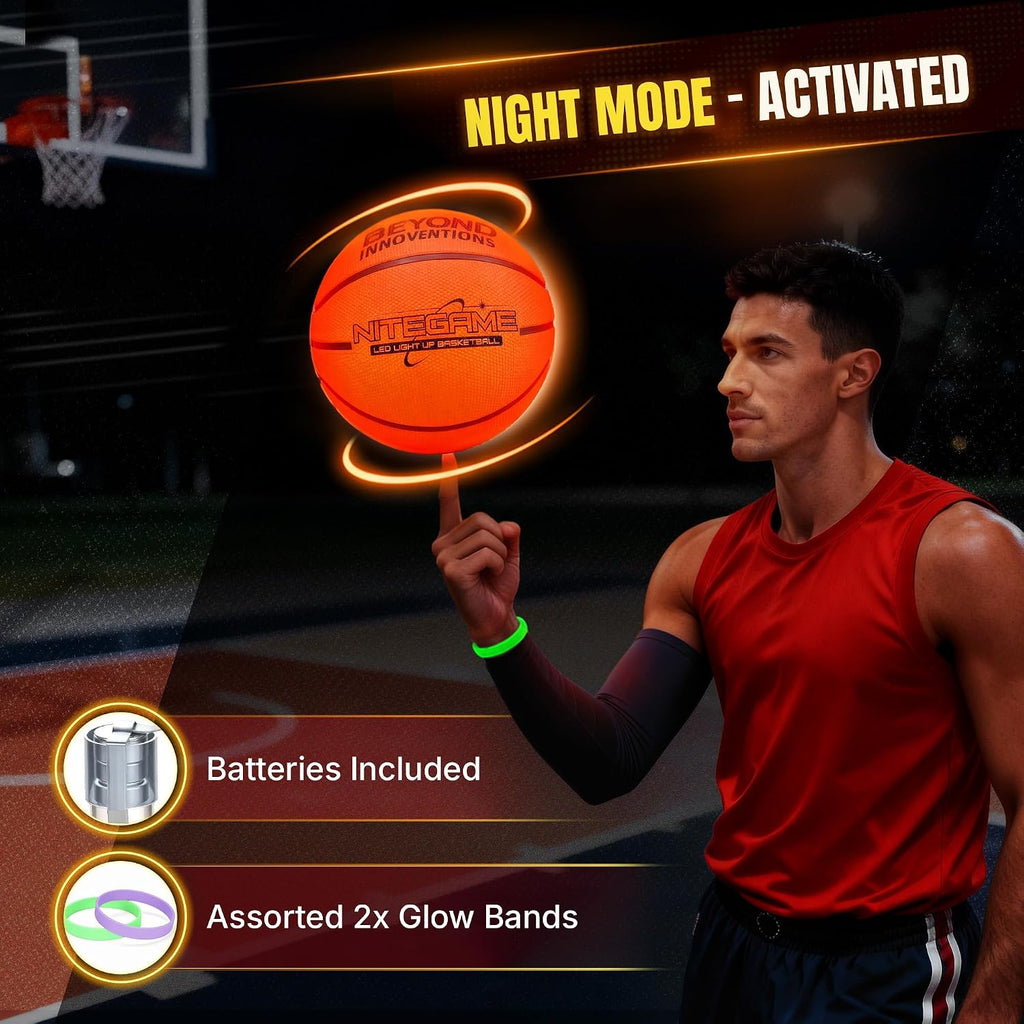 Baloncesto que brilla en la oscuridad talla 7 - Regalos iluminados para