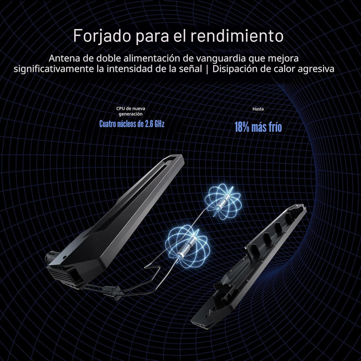 ASUS ROG Rapture GT-BE98 PRO Primer router de juegos WiFi 7 de cuat...